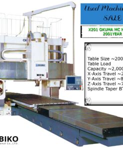 Used OKUMA MCV-AII Machining Center 2001 for Sale -Tobiko