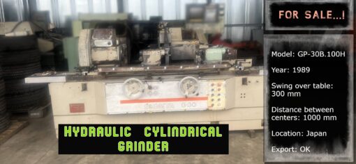 SHIGIYA GP-30B.100H Cylindrical Grinder SALE