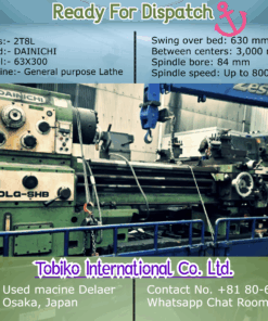 Benta DAINICHI 3M Lathe 1995 - Galing Japan