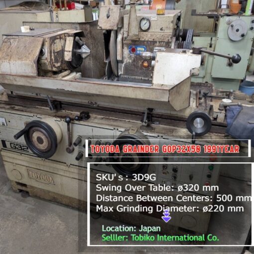 Toyoda Cy. GOP32x50 Grinder | Osaka | Tobiko Export sale