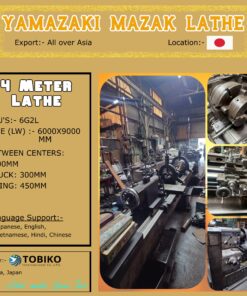 4m Lathe YAMAZAKI for Sale | 4000mm Center, 300mm Chuck