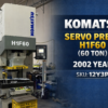 Komatsu H1F60 Servo Press 60 Ton 2002 used machine Japan